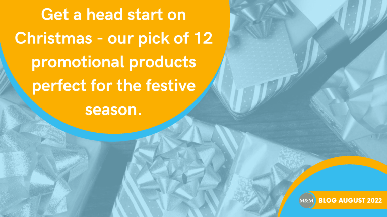 Get a head start on Christmas – our pick of 12 promotional products perfect for the festive season.