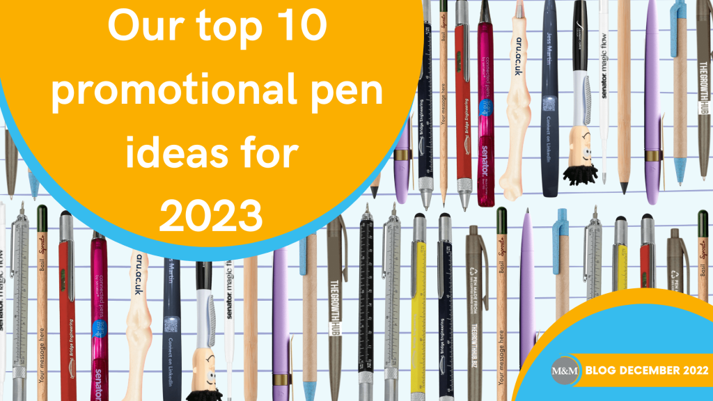 Our top 10 promotional pen ideas for 2023