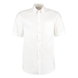 Mens Oxford Short Sleeved Shirt White