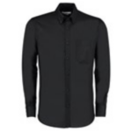 Mens Slim Fit Long Sleeved Shirt black