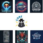 CORE014 CoreCon stickers