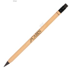 Eternity Bamboo Pencil with Eraser in pencil sleeve